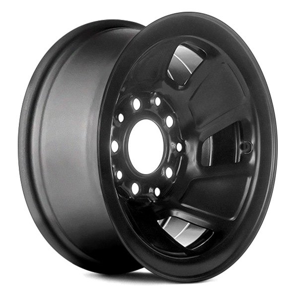 Replace® - 15 x 7.5 5 Spiral-Spoke Black Steel Factory Wheel (Remanufactured)