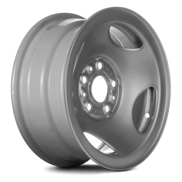 Replace® - 14 x 6 5-Spoke Silver Steel Factory Wheel (Remanufactured)