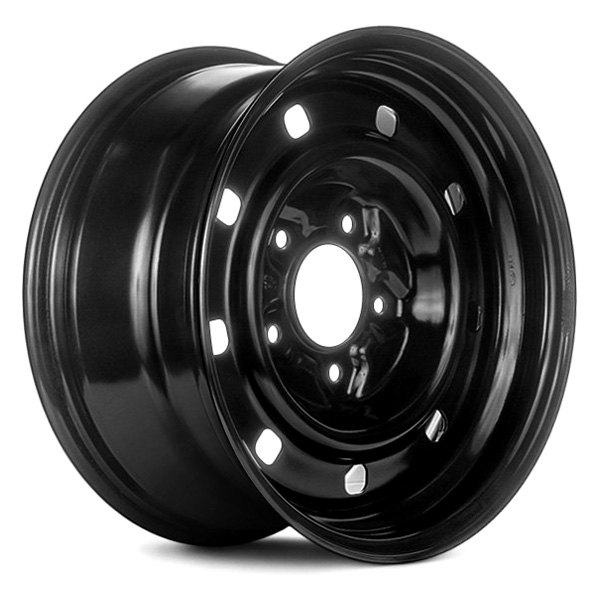 Replace® - 16 x 7 9-Hole Black Steel Factory Wheel (Remanufactured)