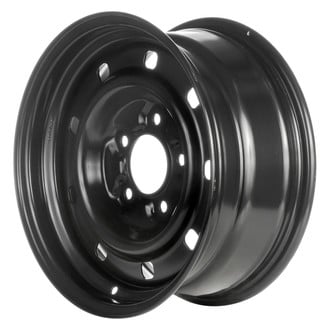 Replace® - 9-Hole Black 16x7 Steel Factory Wheel - Remanufactured