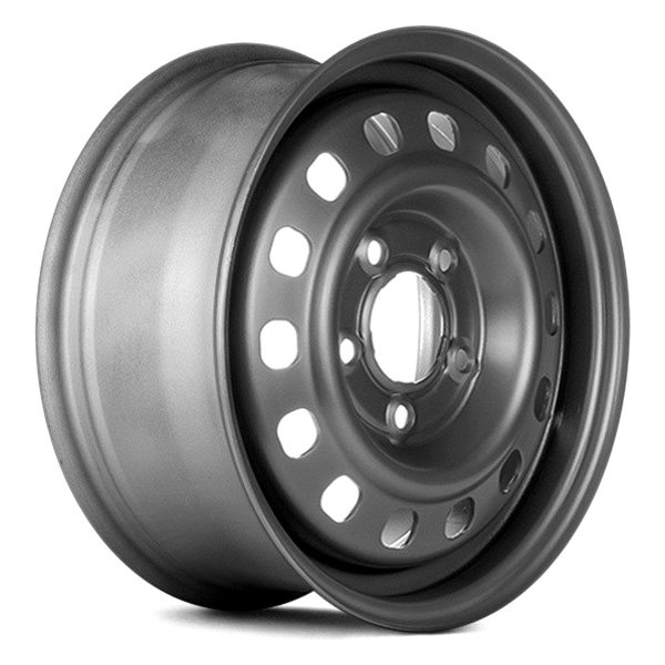 Replace® - 14 x 6 14-Hole Black Steel Factory Wheel (Remanufactured)