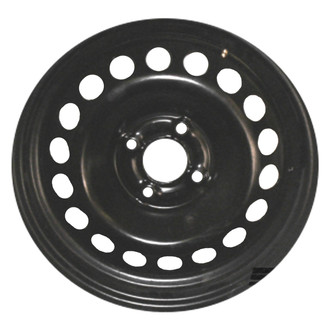 Replace® STLGD030U45 - 18-Hole Black 15x6 Steel Factory Wheel - Remanufactured