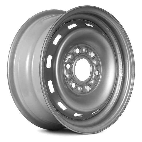 Replace® - 16 x 6.5 12-Slot Silver Steel Factory Wheel (Remanufactured)