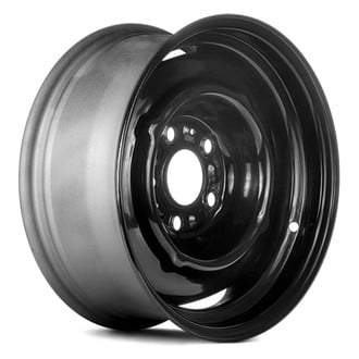 Replace® - Black 15x7 Steel Factory Wheel - Remanufactured