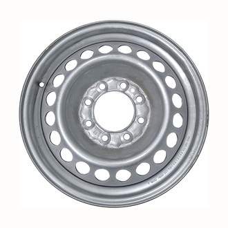 Replace® - 20-Hole All Painted Silver 18x8 Steel Factory Wheel - Remanufactured