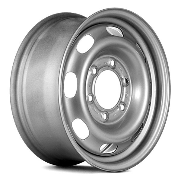Replace® - 15 x 6 8-Slot Silver Steel Factory Wheel (Remanufactured)