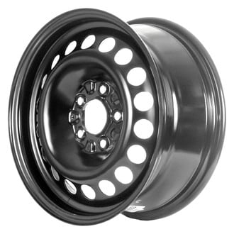 Replace® - 18-Hole Black 15x6.5 Steel Factory Wheel - Remanufactured