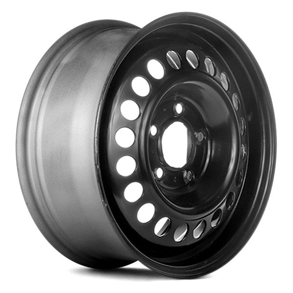 Replace® - 15 x 6 20-Hole Black Steel Factory Wheel (Remanufactured)