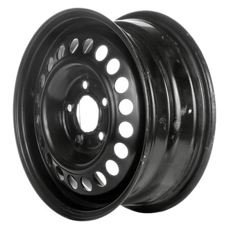 Replace® - 20-Hole Black 15x6 Steel Factory Wheel - Remanufactured