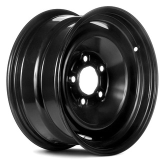 Replace® - 4-Slot Black 15x7 Steel Factory Wheel - Remanufactured