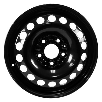 Replace® - Black 15x4 Steel Factory Wheel - Remanufactured