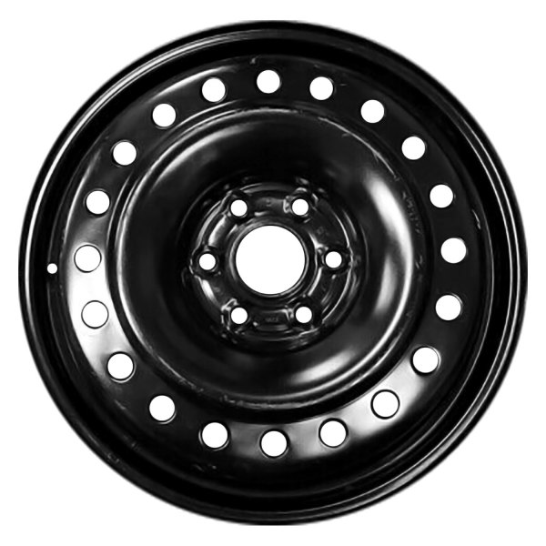 Replace® - 18 x 4.5 20-Hole Painted Black Steel Factory Wheel (Remanufactured)