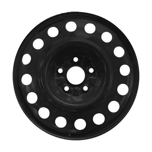 Replace® - 17 x 4.5 16-Hole Black Steel Factory Wheel (Remanufactured)