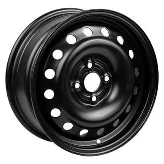 Replace® - 16-Hole Black 15x5.5 Steel Factory Wheel - Remanufactured