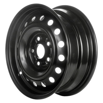 Replace® - 16-Hole Black 15x6 Steel Factory Wheel - Remanufactured