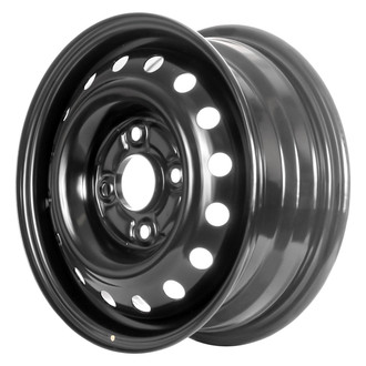 Replace® - 16-Hole Black 14x5 Steel Factory Wheel - Remanufactured