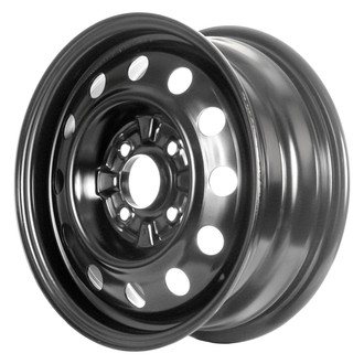 Replace® - 15-Hole Black 15x6 Steel Factory Wheel - Remanufactured
