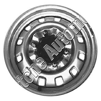 Replace® - 12-Slot Silver 14x5 Steel Factory Wheel - Remanufactured