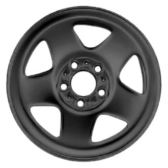 Replace® - 5-Spoke Black 15x7 Steel Factory Wheel - Remanufactured