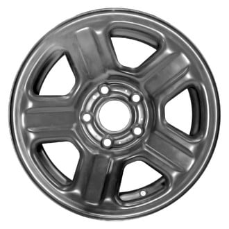 Replace® - 5-Spoke Black 16x7 Steel Factory Wheel - Remanufactured
