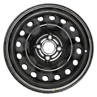 Replace® - 16-Hole Black 15x5.5 Steel Factory Wheel - Replica