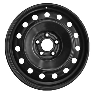 Replace® - 15-Hole Black 17x4 Steel Factory Wheel - Remanufactured