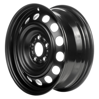 Replace® - 14-Hole Black 16x6.5 Steel Factory Wheel - Remanufactured
