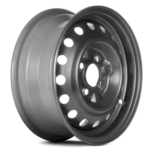 Replace® - 13 x 5 16-Hole Silver Steel Factory Wheel (Remanufactured)