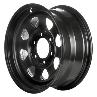 Replace® - 8 I-Spoke Black 16x7 Steel Factory Wheel - Remanufactured