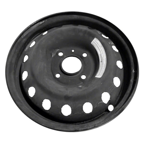 Replace® - 16-Hole Black 15x4 Steel Factory Wheel - Remanufactured