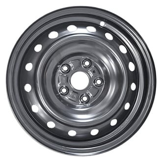 Replace® - 16-Hole All Painted Black 16x6.5 Steel Factory Wheel - Remanufactured