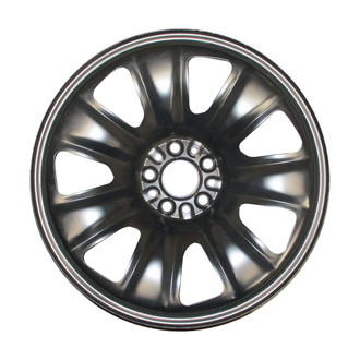 Replace® - 7 I-Spoke All Painted Black 18x8.5 Steel Factory Wheel - Remanufactured