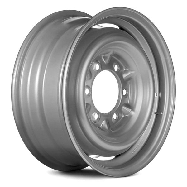 Replace® - 15 x 5 4-Slot Silver Steel Factory Wheel (Remanufactured)