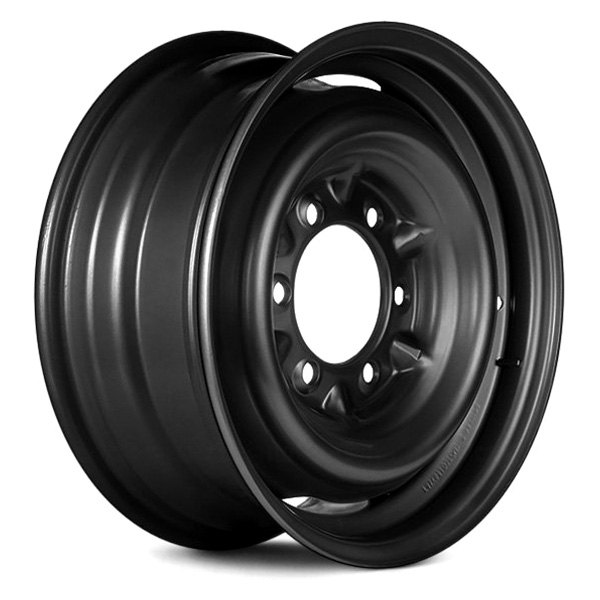 Replace® - 15 x 5 4-Slot Black Steel Factory Wheel (Remanufactured)