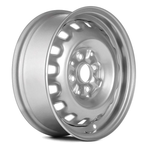 Replace® - 14 x 5.5 12-Slot Silver Steel Factory Wheel (Remanufactured)