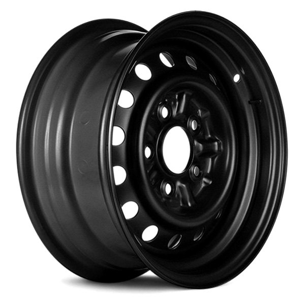 Replace® - 14 x 6 15-Hole Black Steel Factory Wheel (Remanufactured)