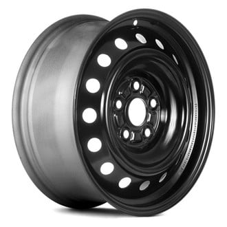 Replace® - 16-Hole Black 16x6.5 Steel Factory Wheel - Replica