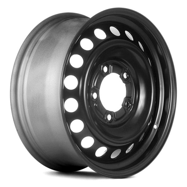 Replace® - 18 x 8 18-Hole Black Steel Factory Wheel (Remanufactured)