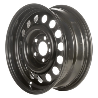 Replace® - 15-Hole Black 15x6 Steel Factory Wheel - Remanufactured