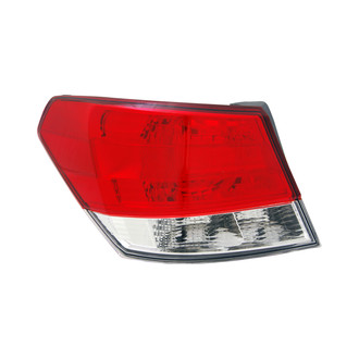 Replace® - Driver Side Outer Replacement Tail Light Lens and Housing (CAPA Certified)