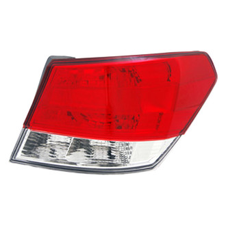 Replace® - Passenger Side Outer Replacement Tail Light Lens and Housing (CAPA Certified)