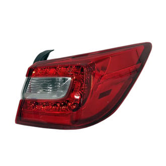 Replace® - Remanufactured OE Passenger Side Outer Replacement Tail Light Lens and Housing