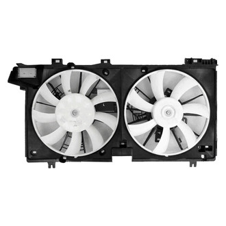 Replace® - Dual Radiator and Condenser Fan Assembly