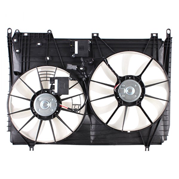 Replace® - Dual Radiator and Condenser Fan Assembly