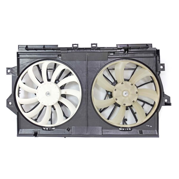 Replace® - Radiator and Condenser Fan Assembly with Two Fans