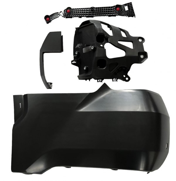 Replace® - Rear Driver Side Outer Bumper End