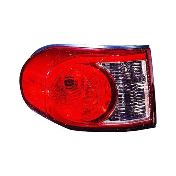 Replace® - Driver Side Replacement Tail Light Lens and Housing, Toyota FJ Cruiser