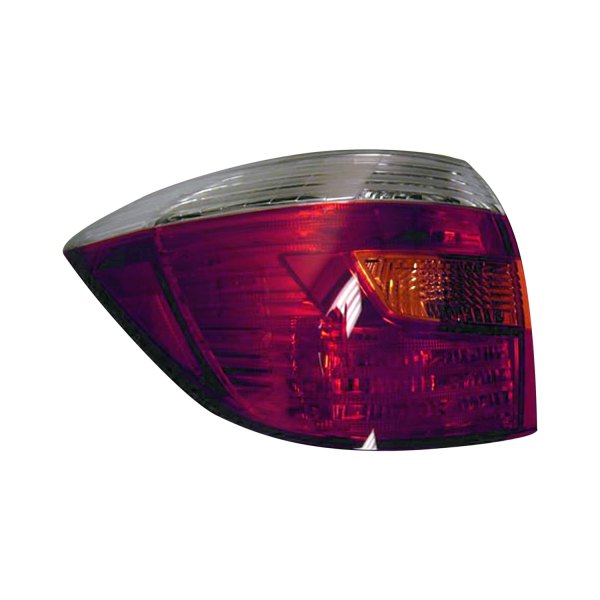 Replace® - Driver Side Replacement Tail Light Lens and Housing, Toyota Highlander