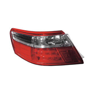 Replace® - Driver Side Outer Replacement Tail Light Lens and Housing (CAPA Certified)