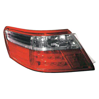 Replace® - Driver Side Outer Replacement Tail Light Lens and Housing (CAPA Certified)